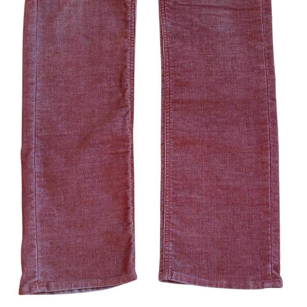 EUC Hudson Thin Wale Corduroy Jeans Rust Size 31 X 33 - Picture 7 of 8